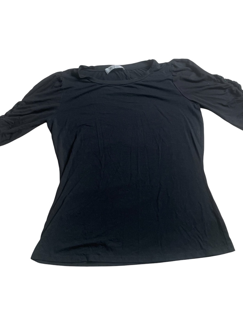 Bailey 44 Black Puff Sleeve Long Sleeve Tee